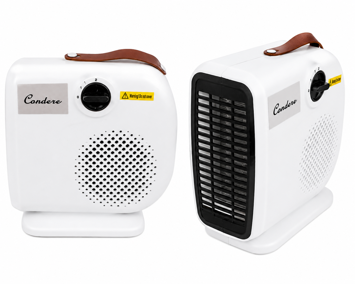 Portable Fan Heater 2 Heat Settings with Overheat Protection